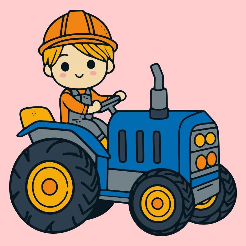 Traktor Junge Kinder
