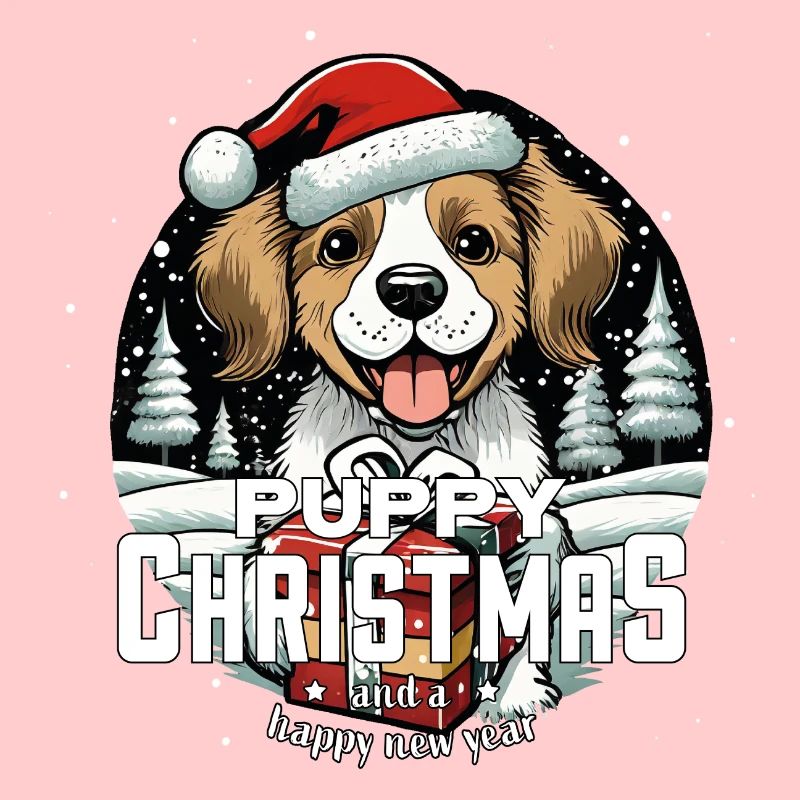 Noël Chien Chiot Noël