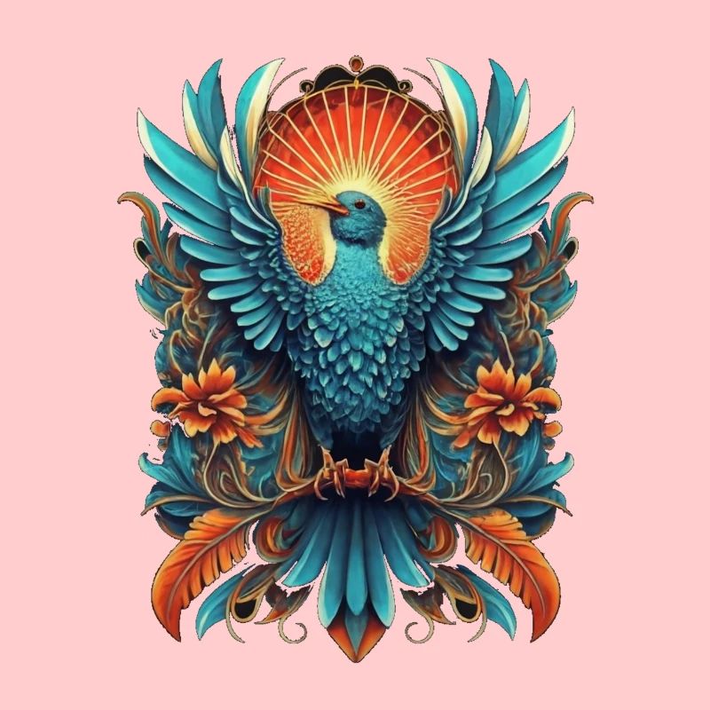 Bunter Paradiesvogel