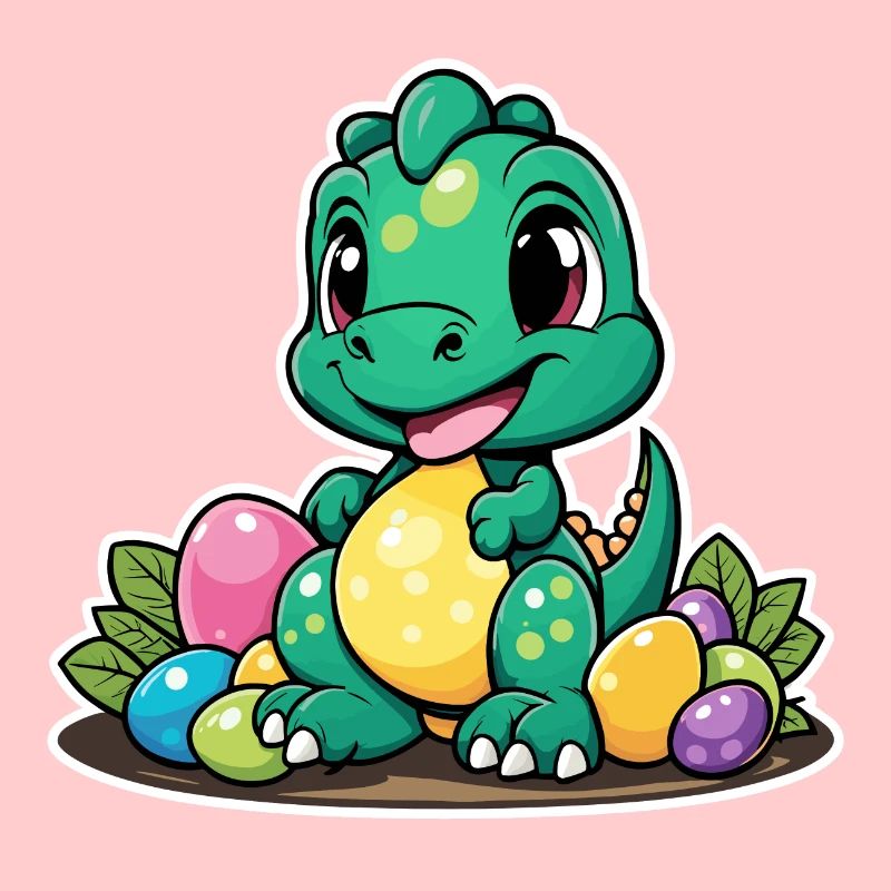 Dinosaurier Ostereier Ostern