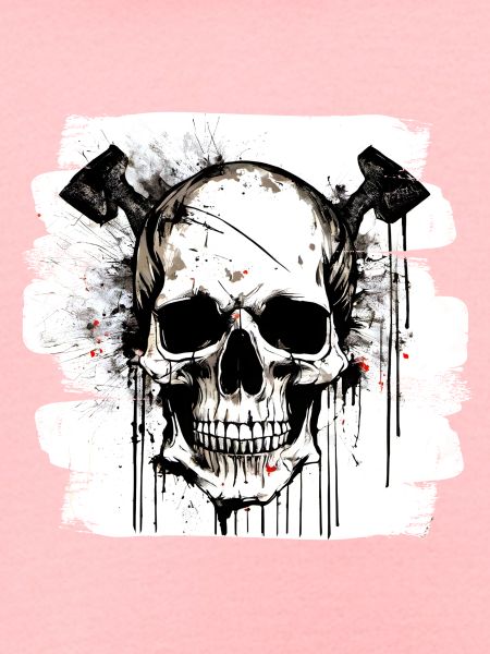 Skull Rocker Heavy Metal Tattoo