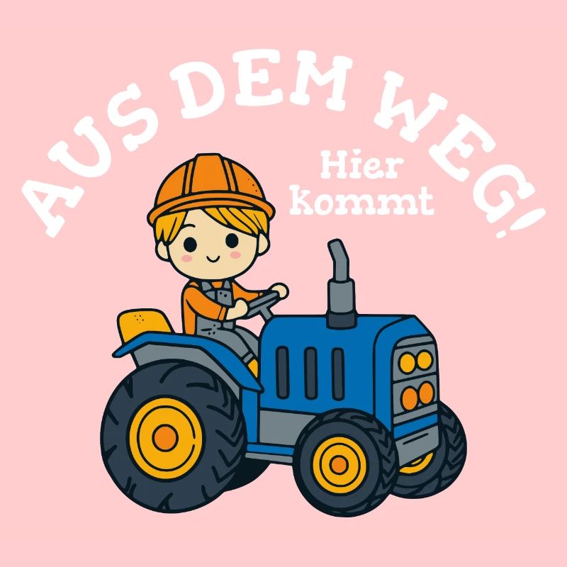 Traktor Junge Kinder Name Vorlage