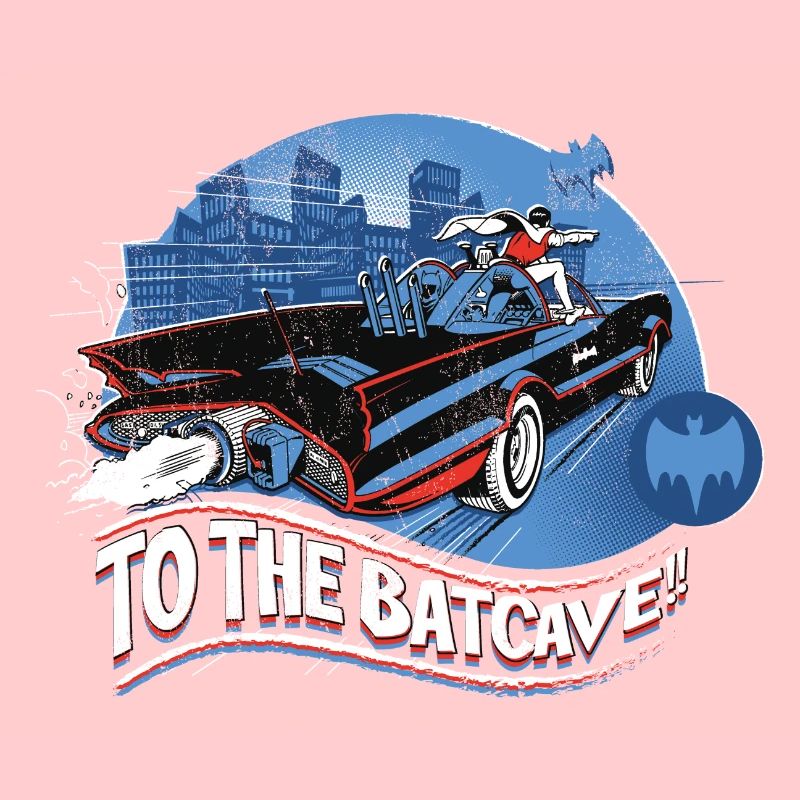 DC Comics Batman Robin Drive Batmobile Retro