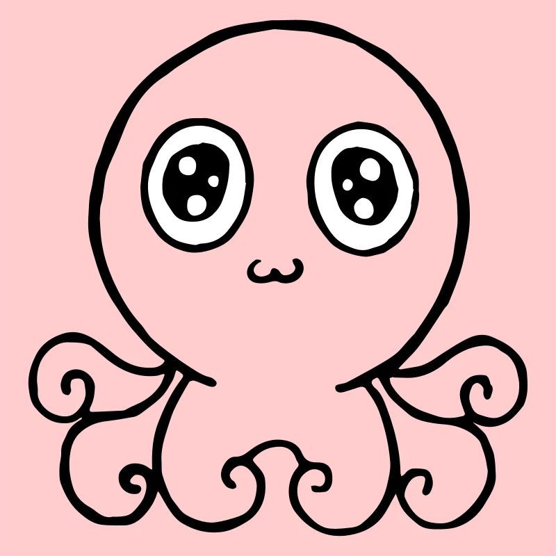 glücklicher Oktopus