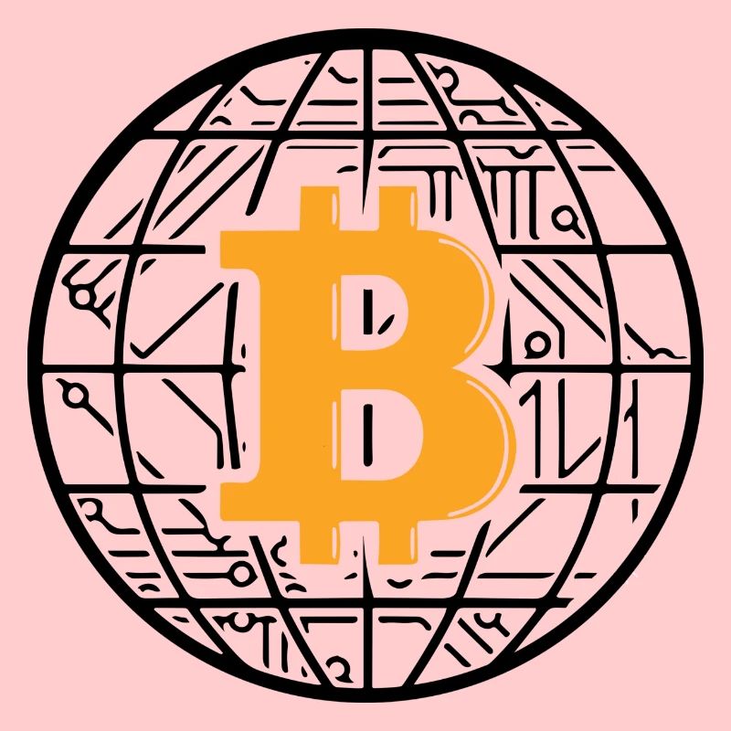 Bitcoin Blockchain Globe