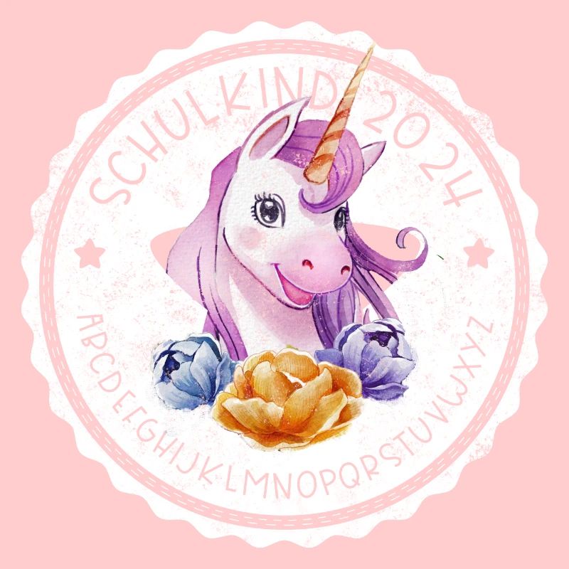 Einhorn ABC Schulkind 2024