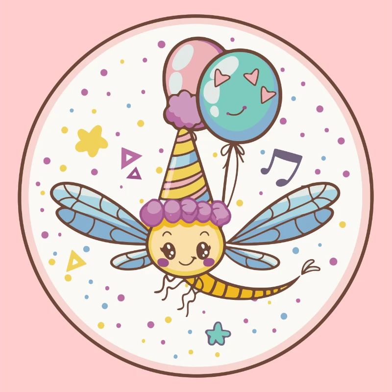 Libelle Geburtstag Baby