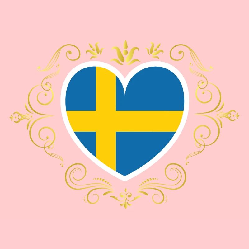 Suède drapeau suédois drapeau blason drapeau