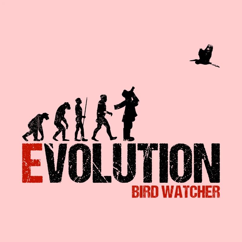 Bird Watcher Bird Watch Evolution Drôle