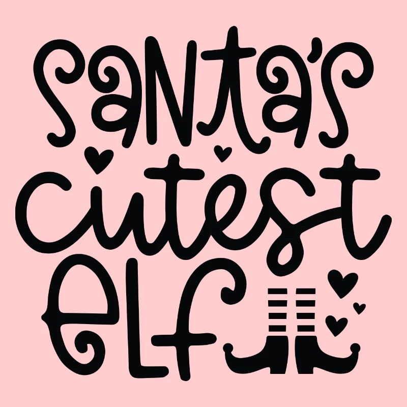 Santas cutest elf Elfe Christmas