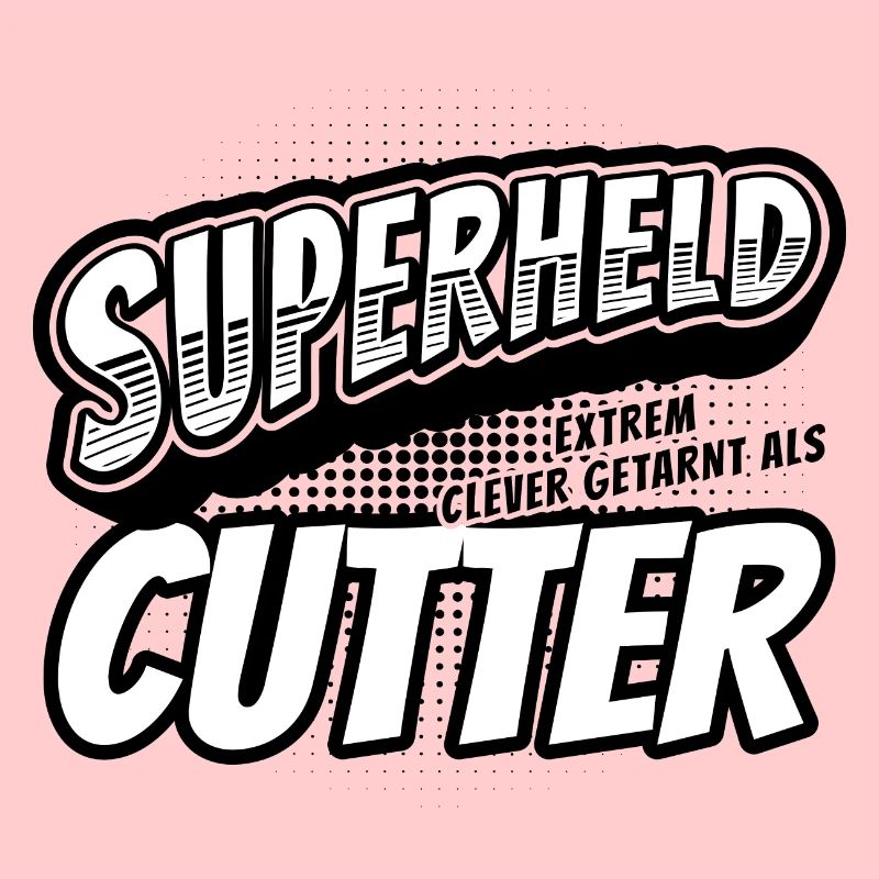Superheld, clever getarnt als Cutter