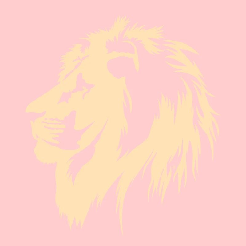 Portrait de lion (sable)
