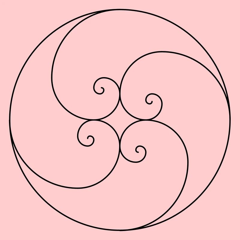 Fibonacci Spiralen Goldener Schnitt Geometrie Phi