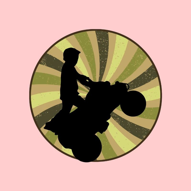Quadfahrer Stuntman