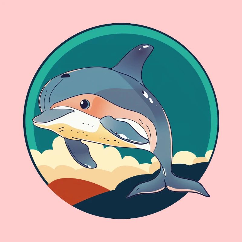 Créatures marines dauphins