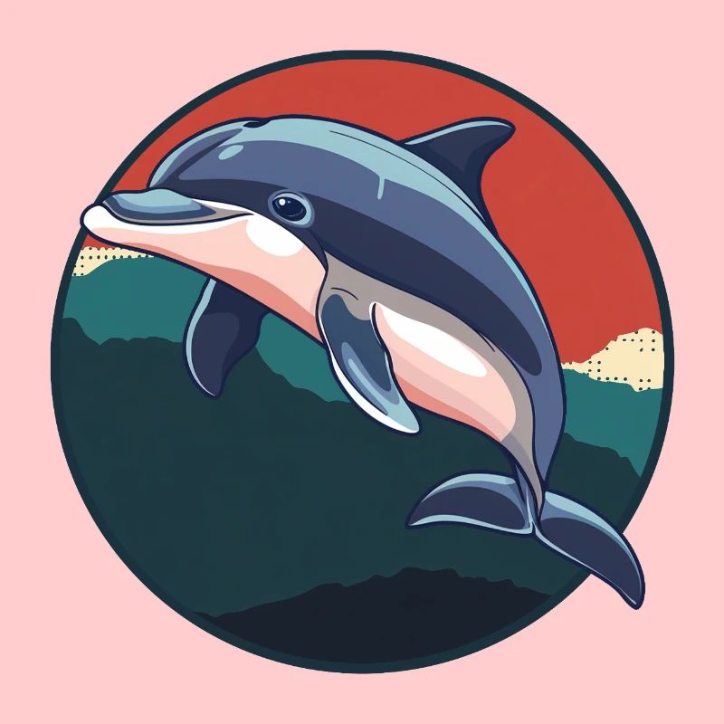 Delfin Meeresbewohner