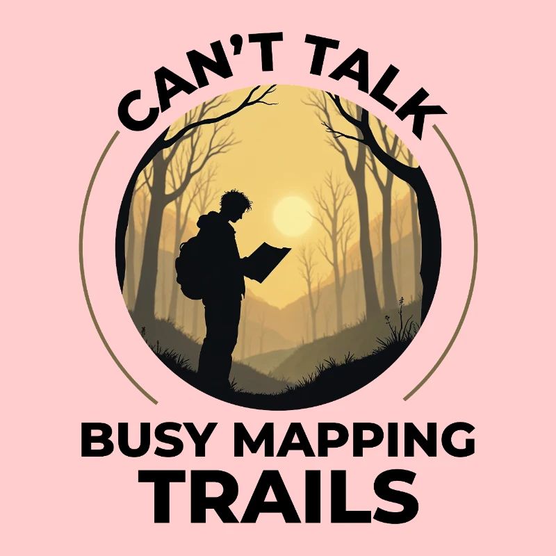 Outdoor Mapping Explorer Forest Map Sunrise