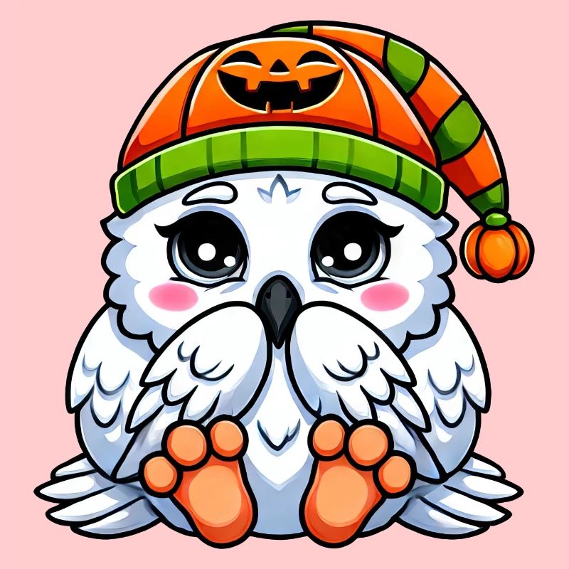 Halloween Lapin Citrouille Octobre Mignon Dessin animé