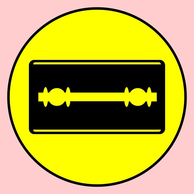 Razor Blade Icon Circle