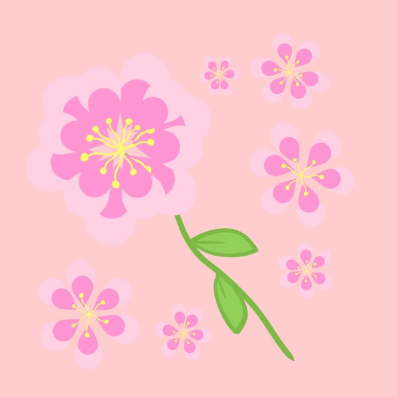 Pink Flower Pattern