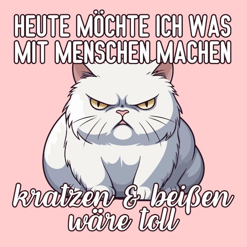 Heute möchte ich was mit Menschen machen Katze