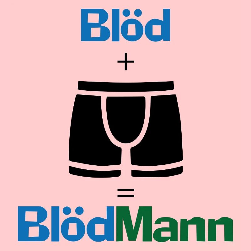 Blödmann Mann Idiot Geschenk provokant Spruch Idee