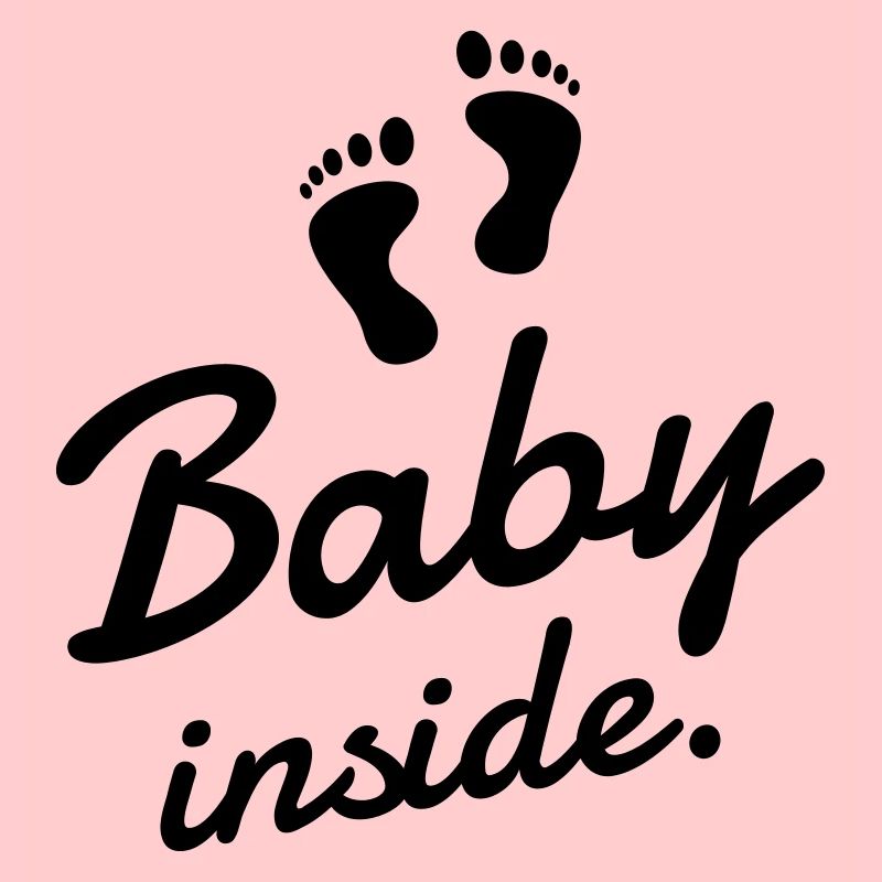 bébé à l'intérieur de l'empreinte