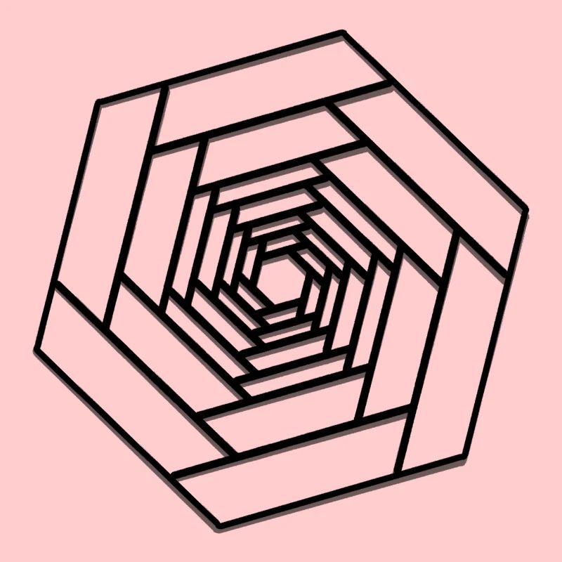 Hexagon infinite Design