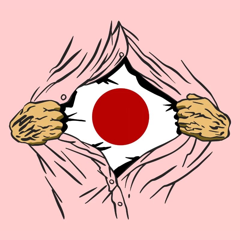 Drapeau du Japon utilisé Look Nihon Drapeau japonais