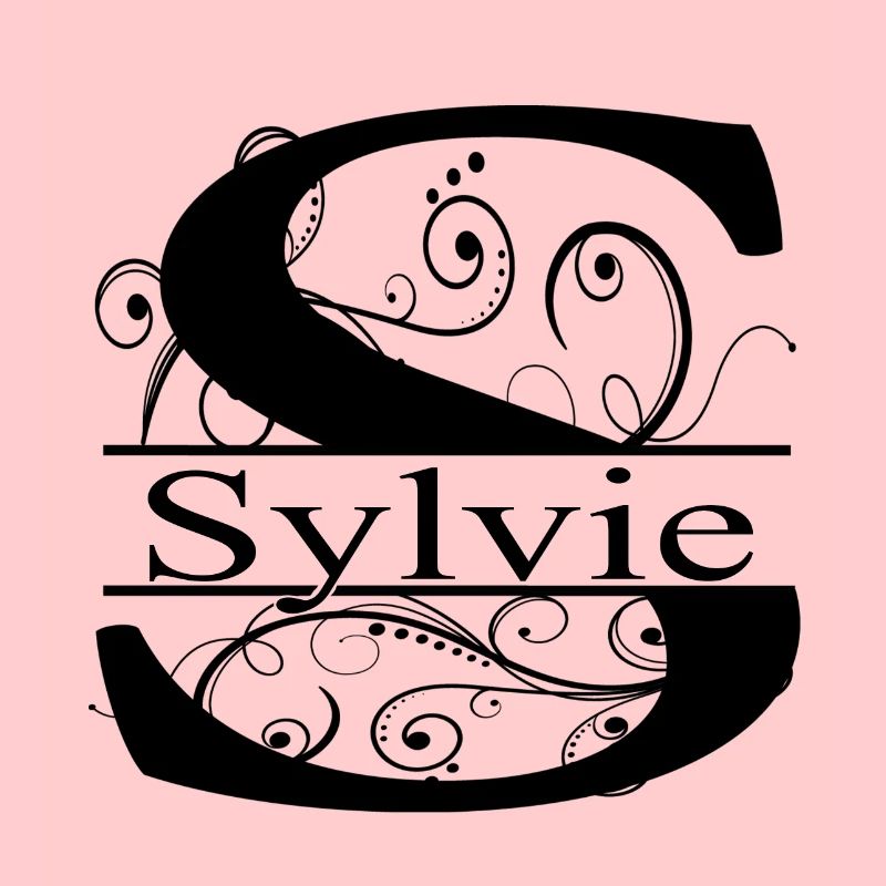 Monogram with the first name Sylvie