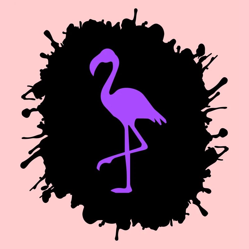 flamingo splatter