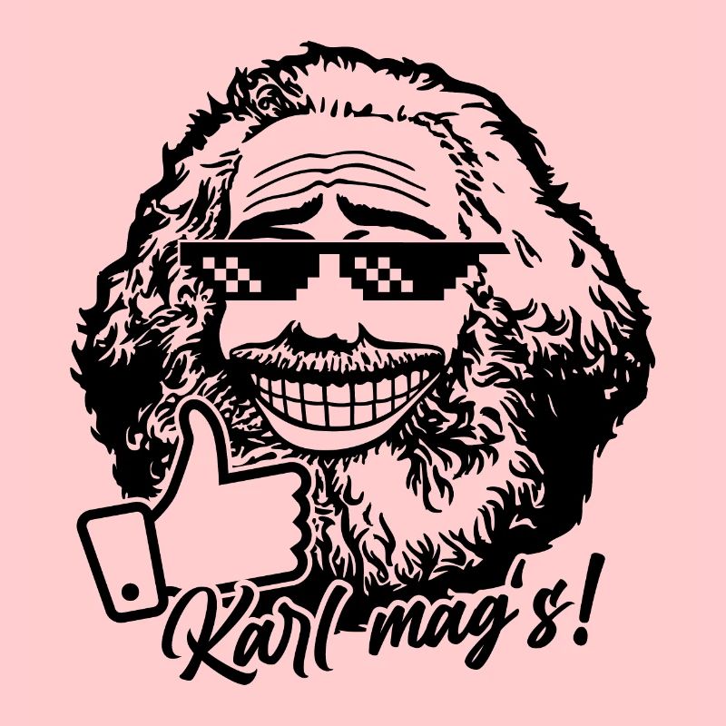 Karl Marx mag's (einfarbig)