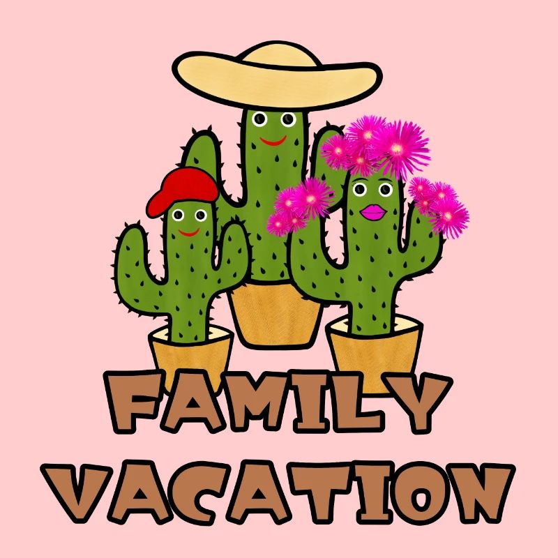 Green cactuses