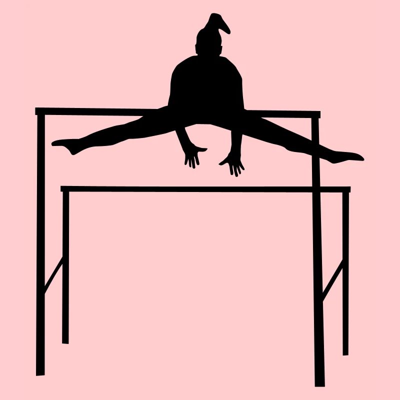 Gymnastics, Gymnast doing Uneven Bars