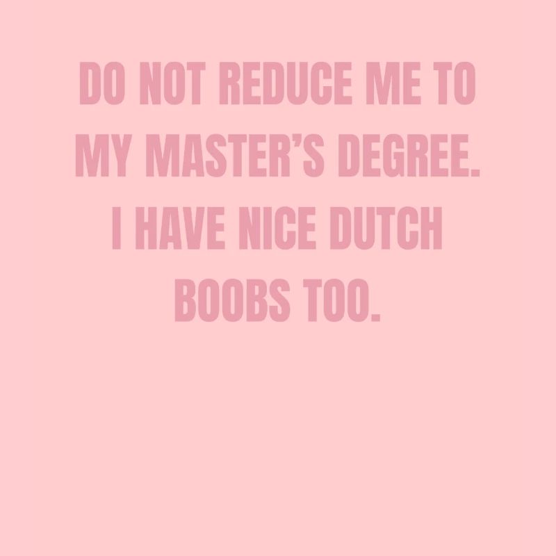 Master d’une Néerlandaise