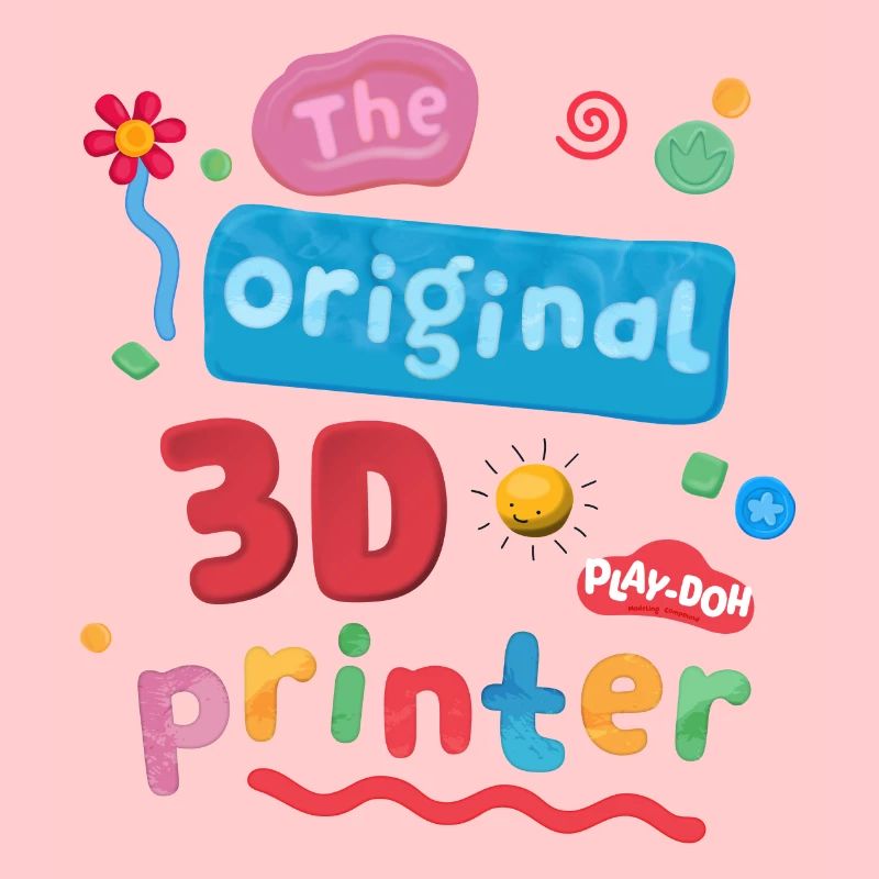 Play-Doh Knete, Der Originale 3D-Drucker