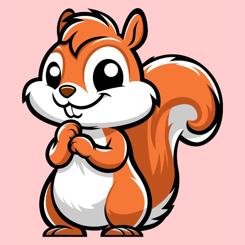Freches kleines Eichhörnchen