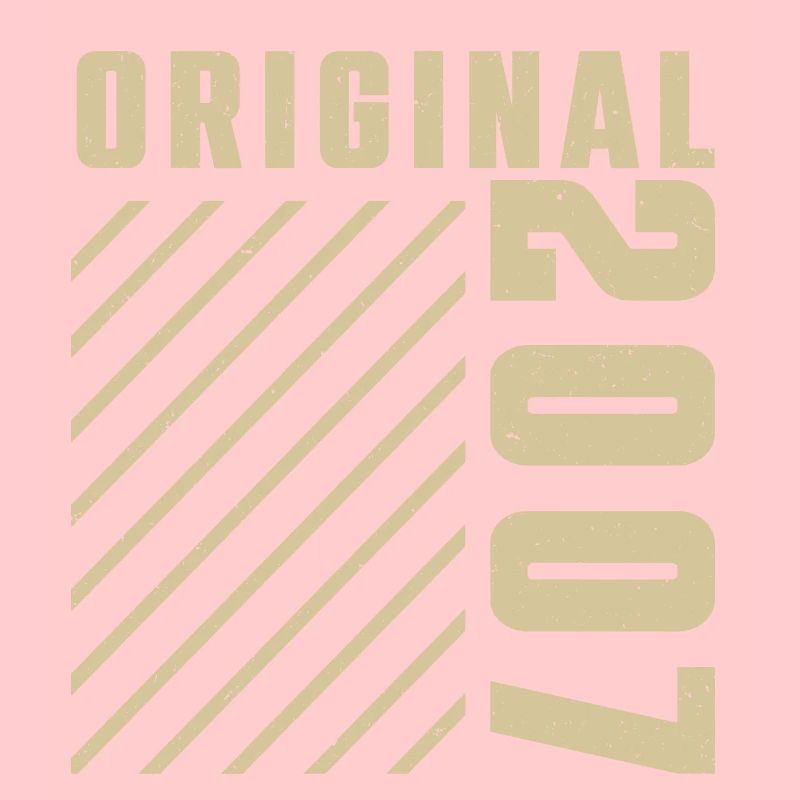 Original 2007 Authentisch 2007 Vintage Bursdag