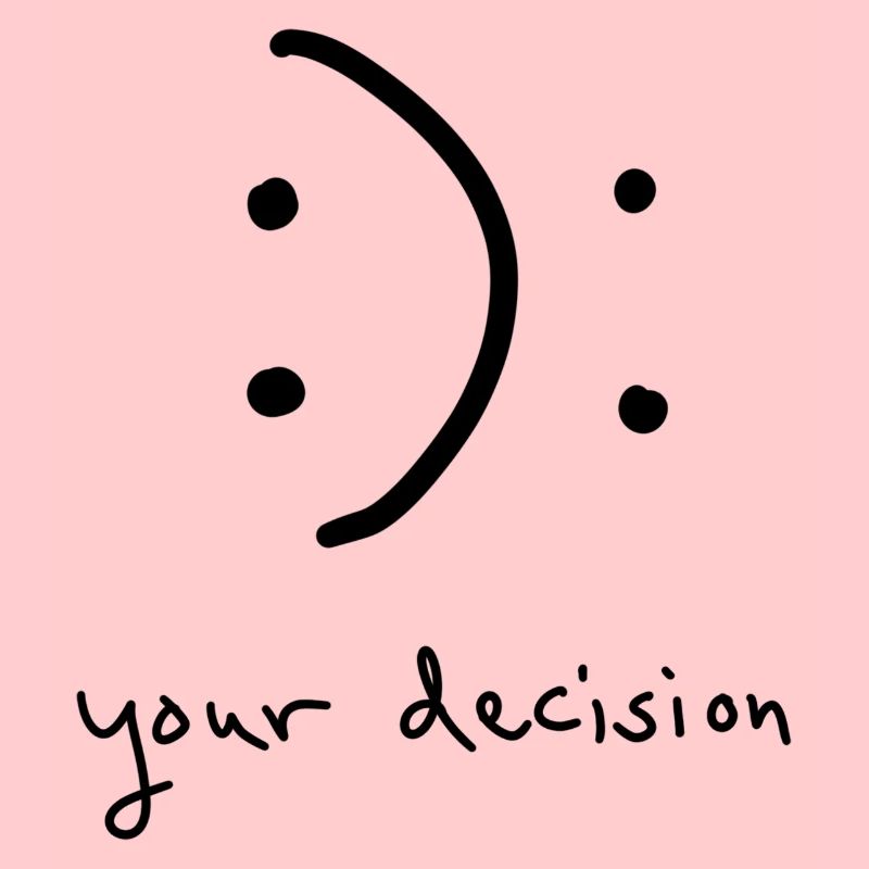 Lächeln oder nicht lächeln - Deine Entscheidung