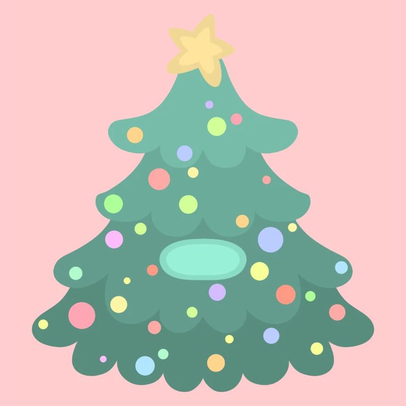 Albero di Natale - Targhetta con il nome