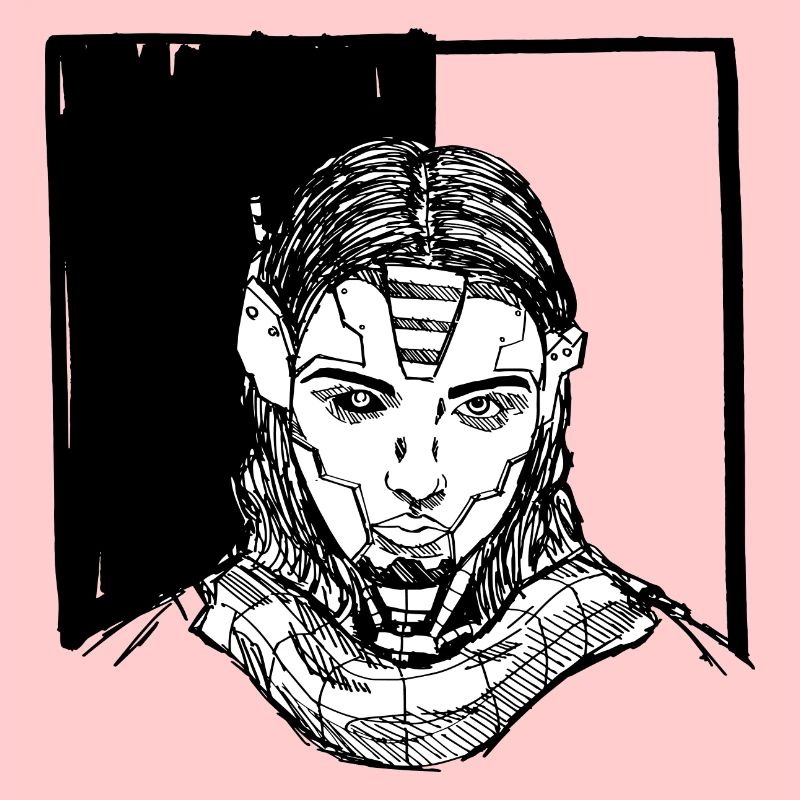 Female Robot, Cyborg, Android, Roboter