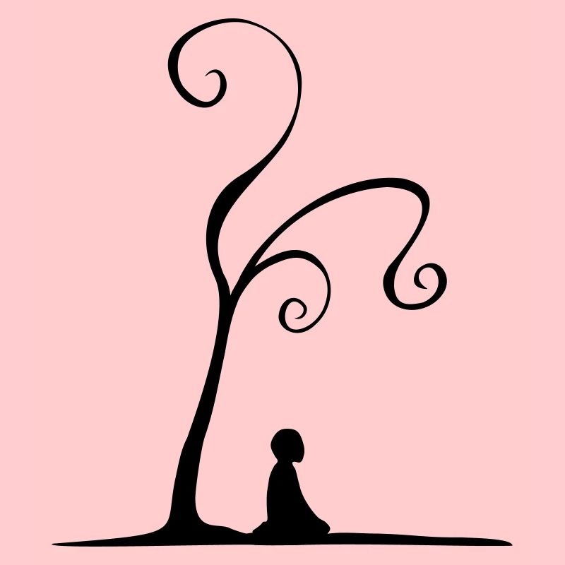 meditation under tree
