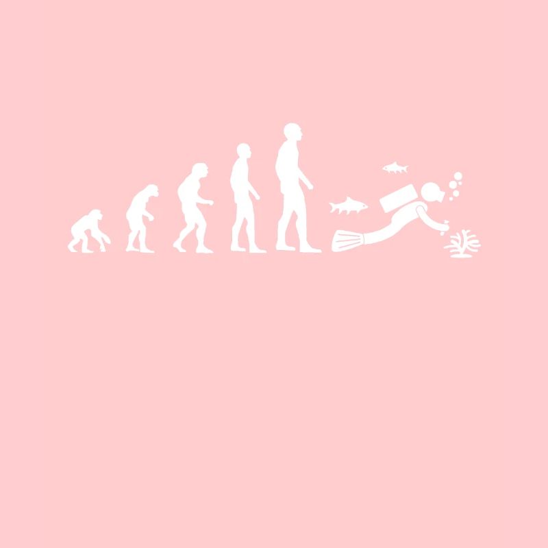 t Shirt evolution tauchen Humor taucher mann