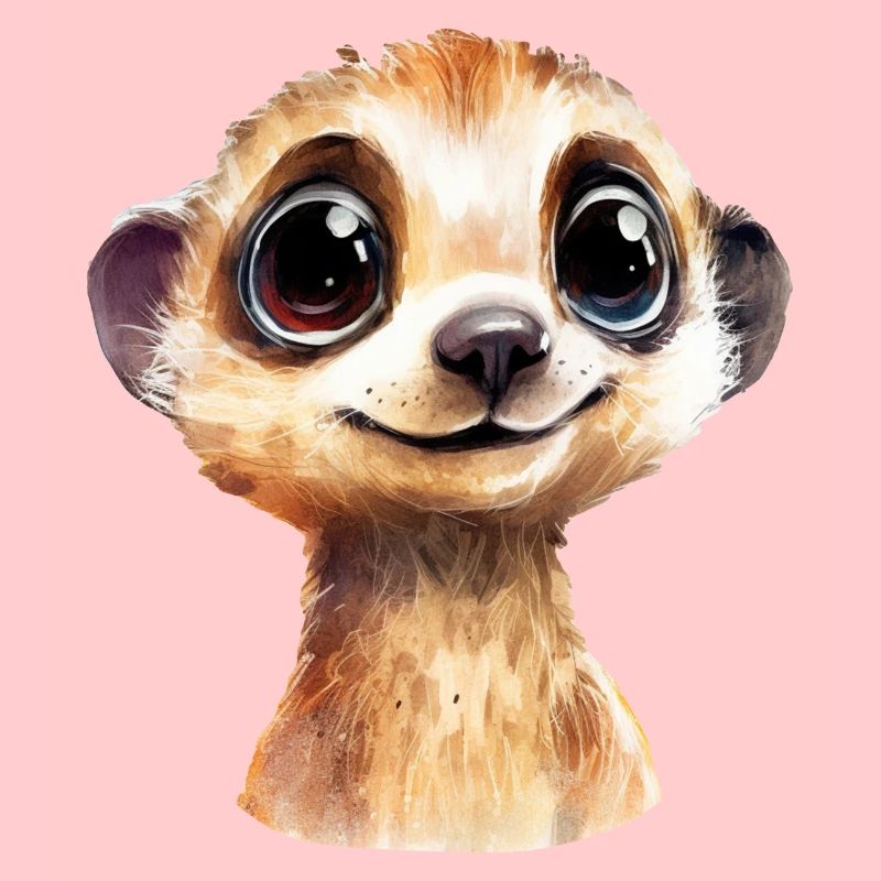 Suricate Dessin Aquarelle