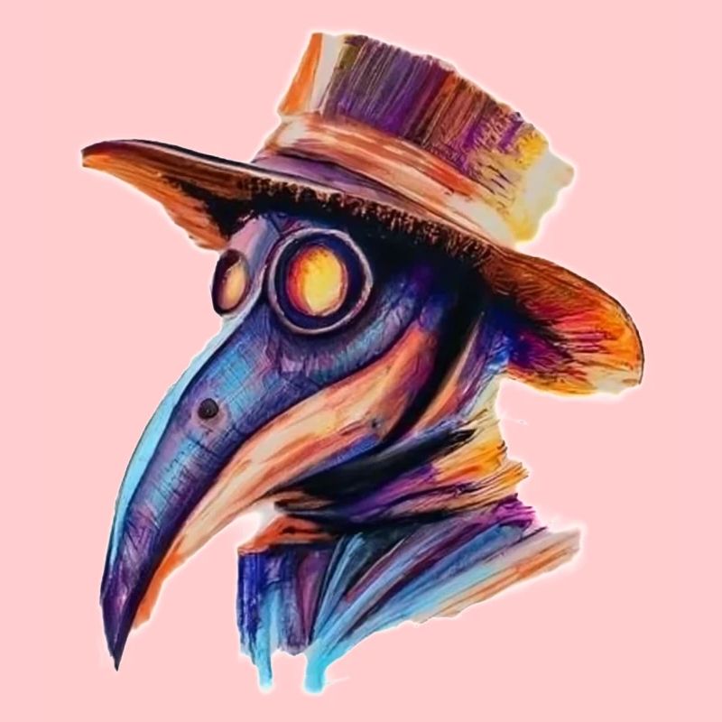 Stylized Medieval Doctor's Mask