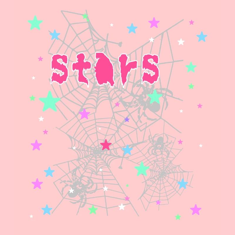 Stars, Spider, Graffiti, Spider Web, Star