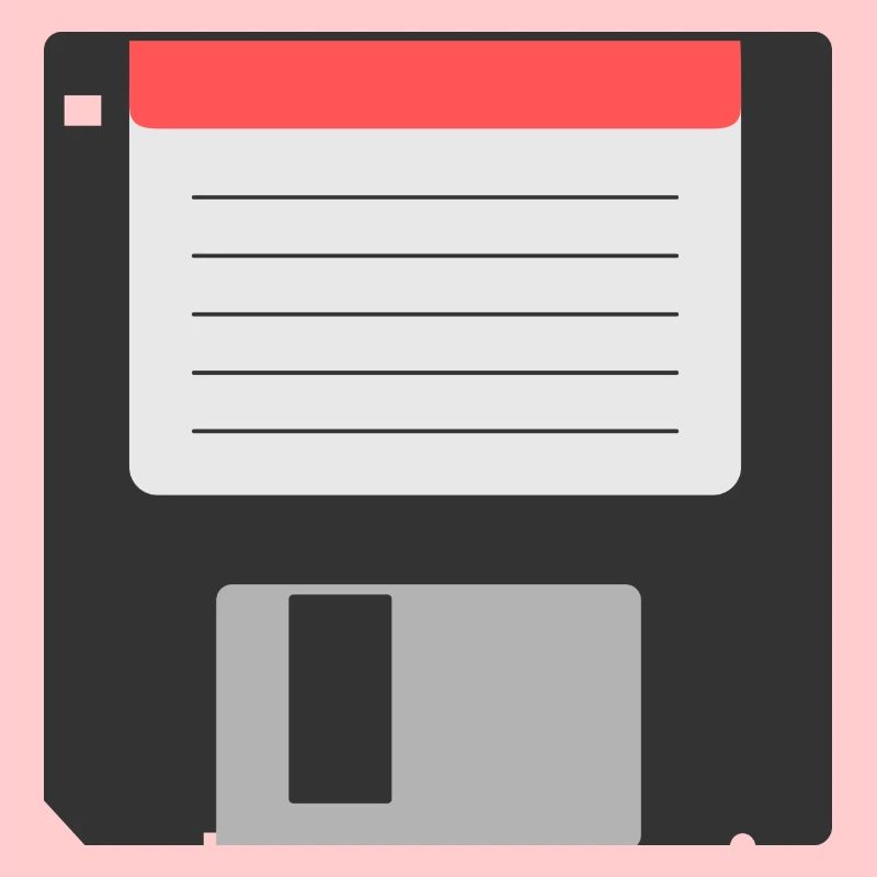Floppy grau grey Diskette 3 5