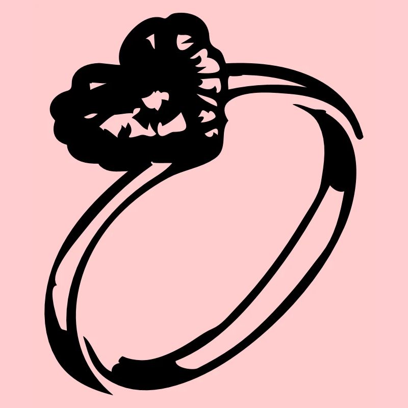 Heart diamond ring