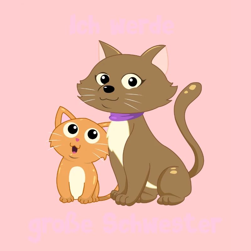 Ich werde große Schwester - Katze - Katzen