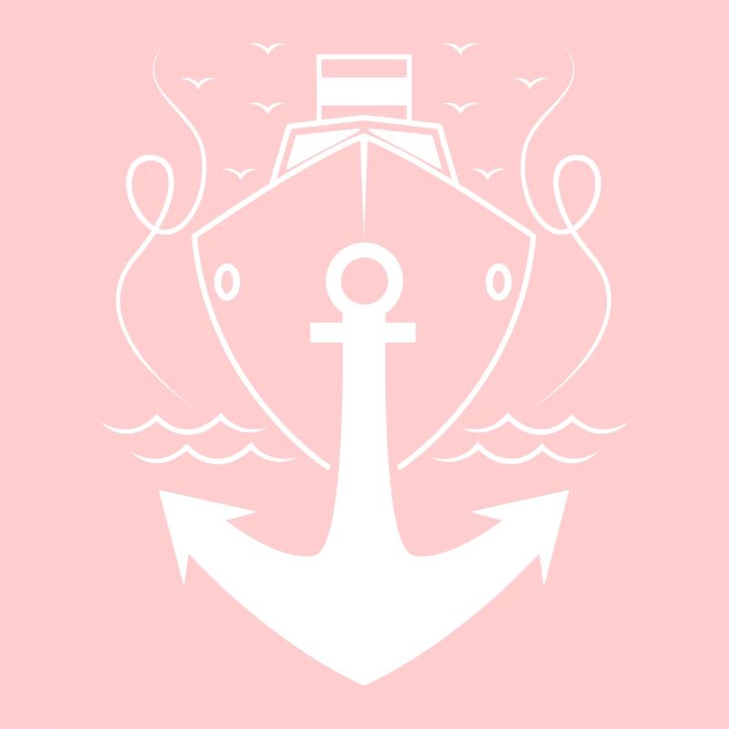 Anker mit Schiff